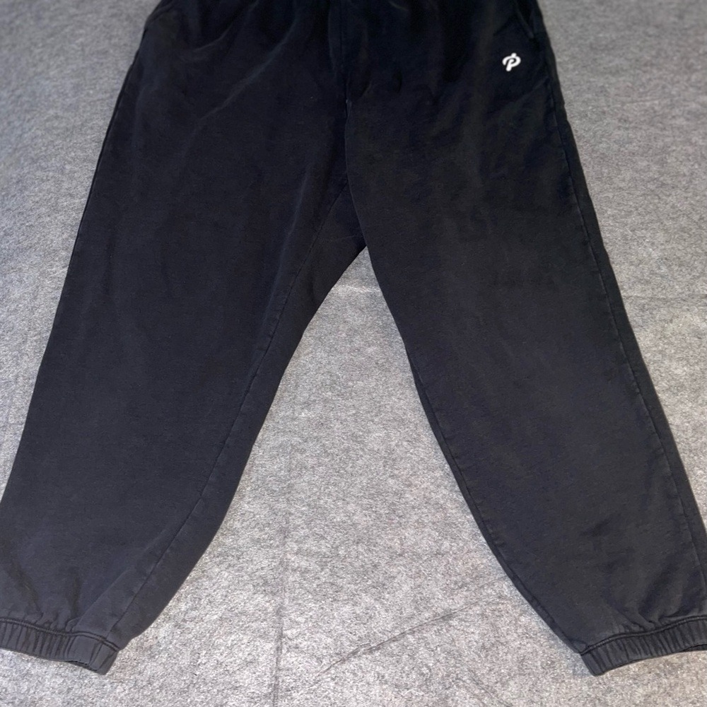 Peloton Joggers Women 1X Black Sweatpants Athleisure Workout Gym Pants